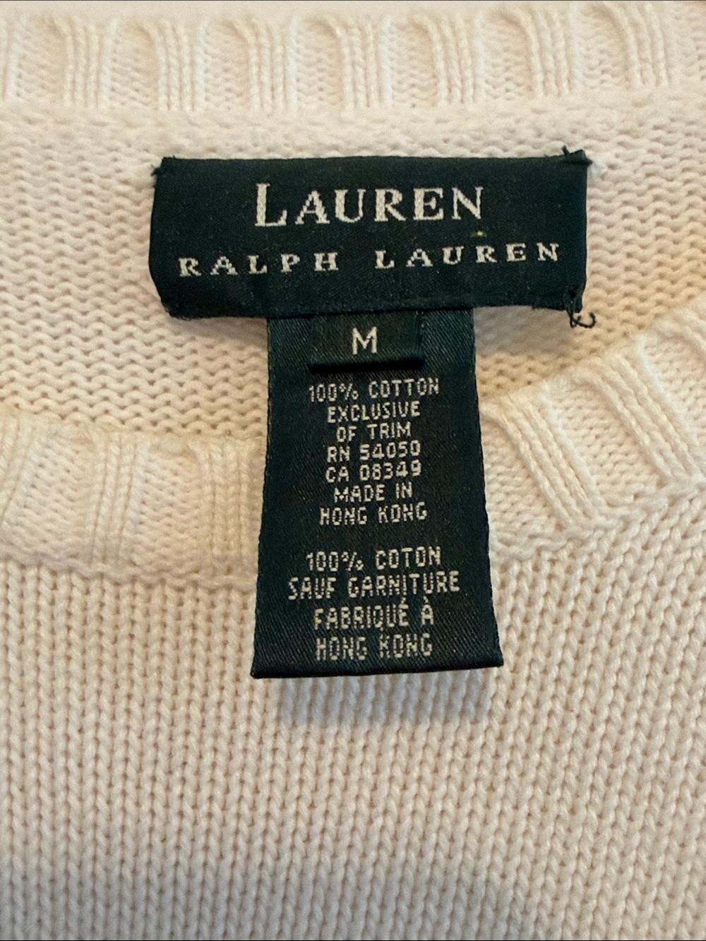 Ralph Lauren coastal nautical 100% cotton sweater - Picture 5 of 5